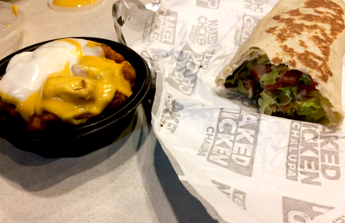 Taco Bell Power Menu Burrito, Chicken or Veggie from Surprisingly Healthy Fast Food Menu Items